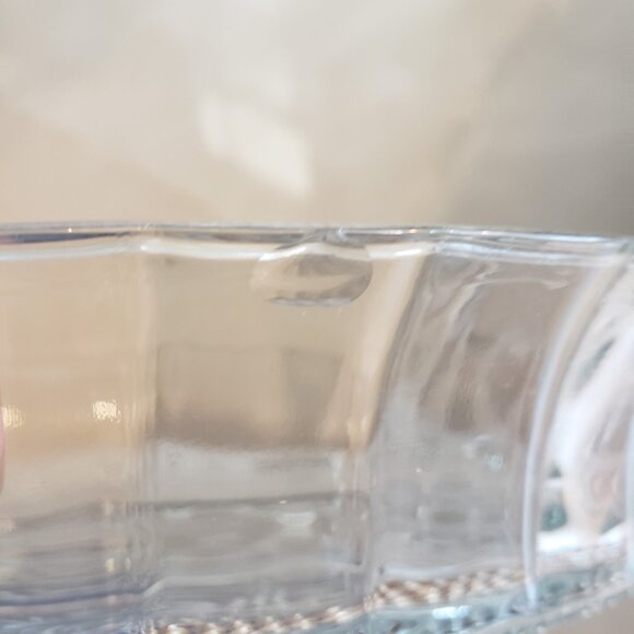 Beautiful large serving decorative glass plate - Picture 9 of 9